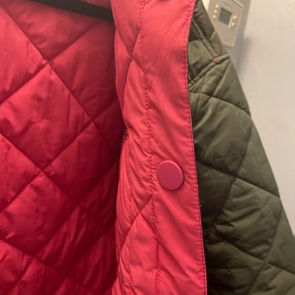 NVLT Quilted Long Green Coat - Picture 8 of 14